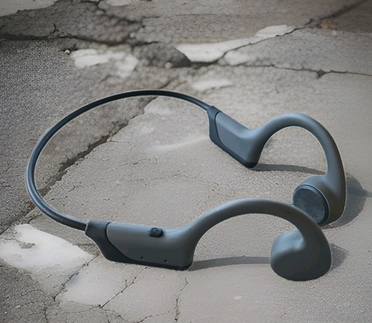 Open Move Bone Conduction Open Ear Headphones HS1 Bluetooth Black Grey