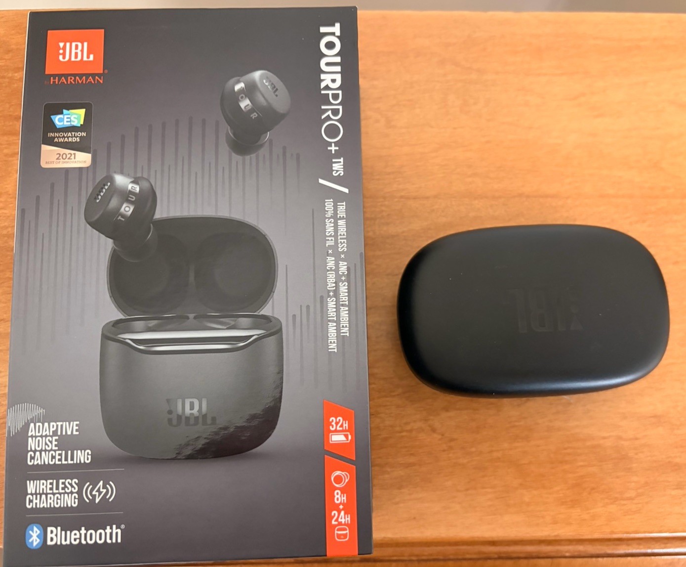 JBL Tour Pro+ TWS Wireless In Ear Headphones – Black