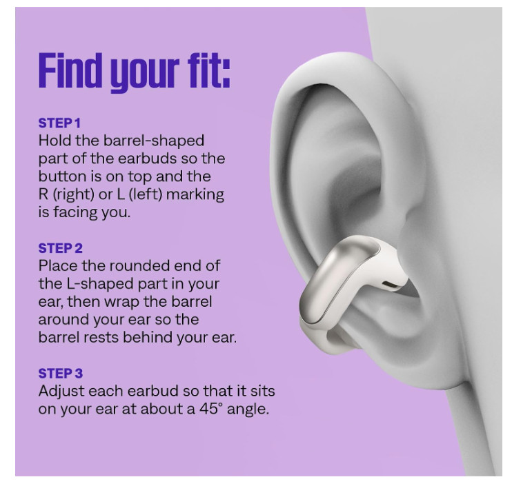 Bose Ultra Open-Ear True Wireless Open Earbuds, Black