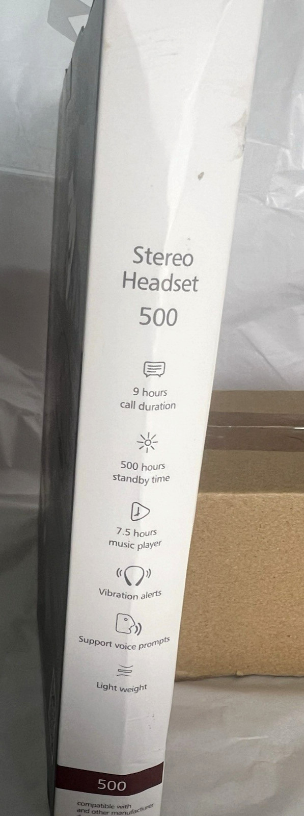 Stereo Headset True Freedom For Music VoLTE HD Voice 500 & Talk NIB Black