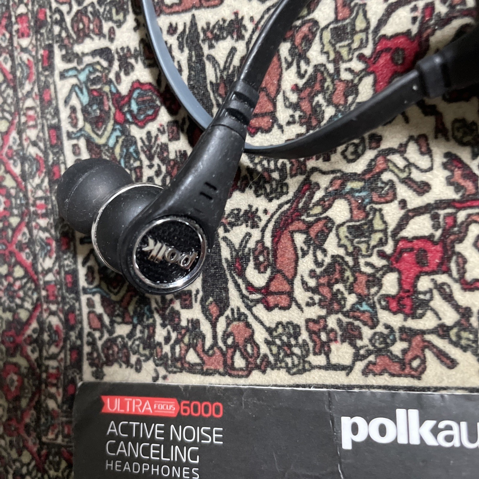 Polk Audio Noise Canceling Headphones Earbuds & Battery Active Ultra Focus 3000
