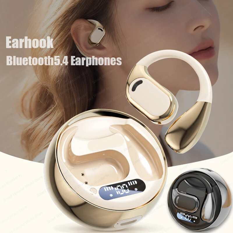 Wireless Bluetooth Earphones Bass Headphones Sport Gym Running Earbuds Ear Hook