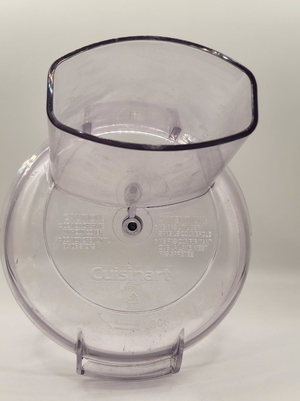 Cuisinart AFP-7 Food Processor Work Bowl Lid & Pusher Replacement Parts