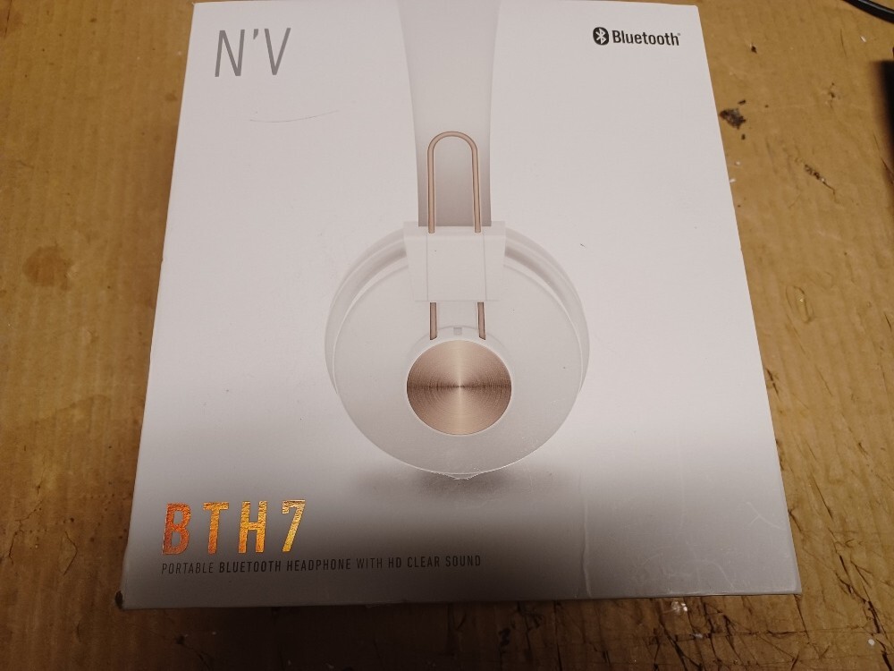 N’V BTH7 Portable Bluetooth Headphone HD Clear Sound 33ft Distance Long Battery