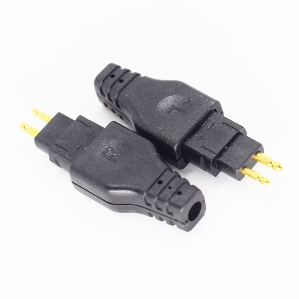 10pairs Gold Plated Headphones Audio Connector Cables Jack HD650 With Shell L+R