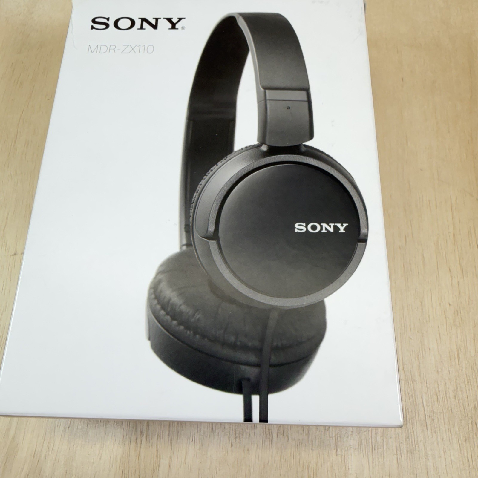 Sony MDR‑ZX110 Wired On‑Ear Headphones Lightweight, Foldable, 30 mm Drivers