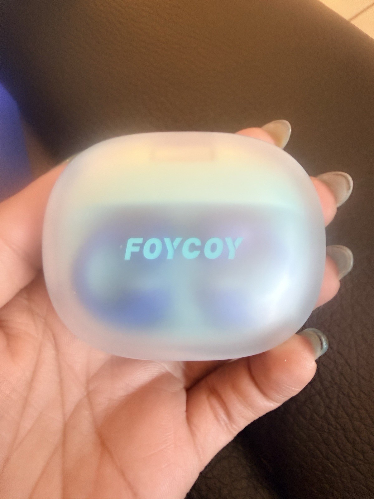FOYCOY OpenPlay ONE Air Ear-Clip Headphones Blue/Green Volume Limit OP-ONE AIR