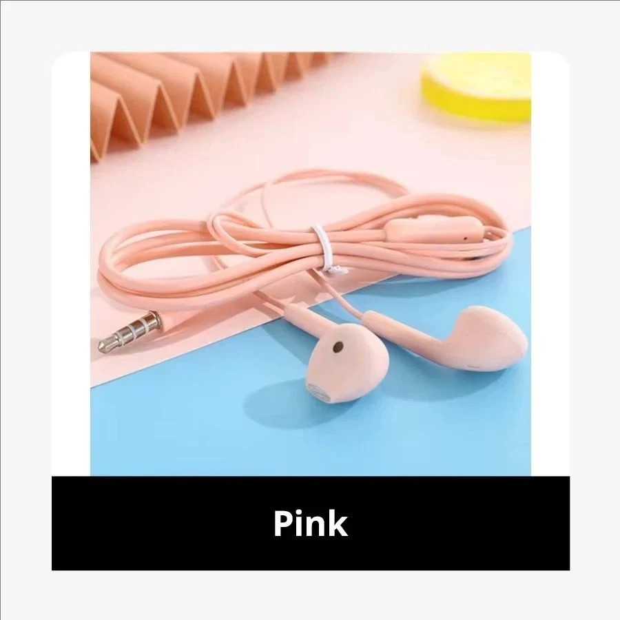 Headphones Wired Earphone White Headphones Earbuds 3.5mm Jack for Android iOS US