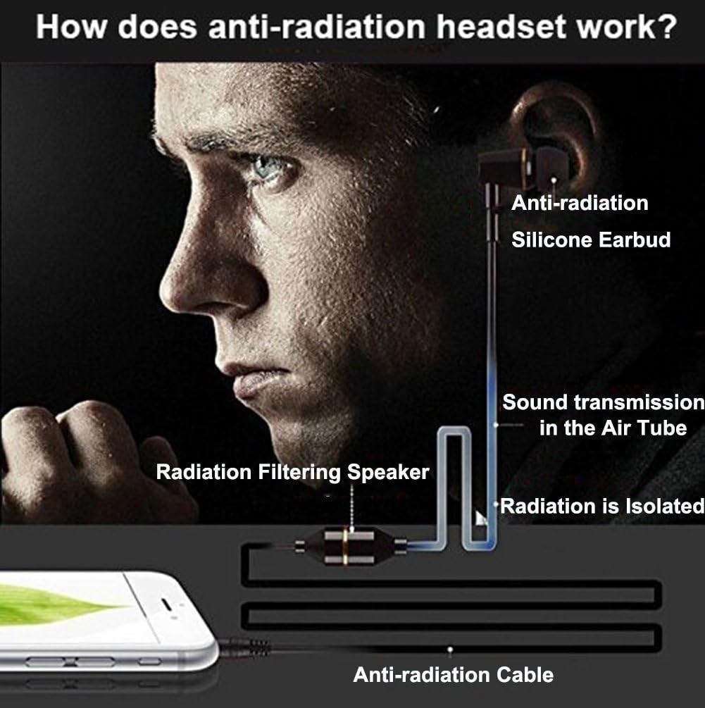 Radiation Free Air Tube Earbuds – EMF Protection for Safe Listening Experience