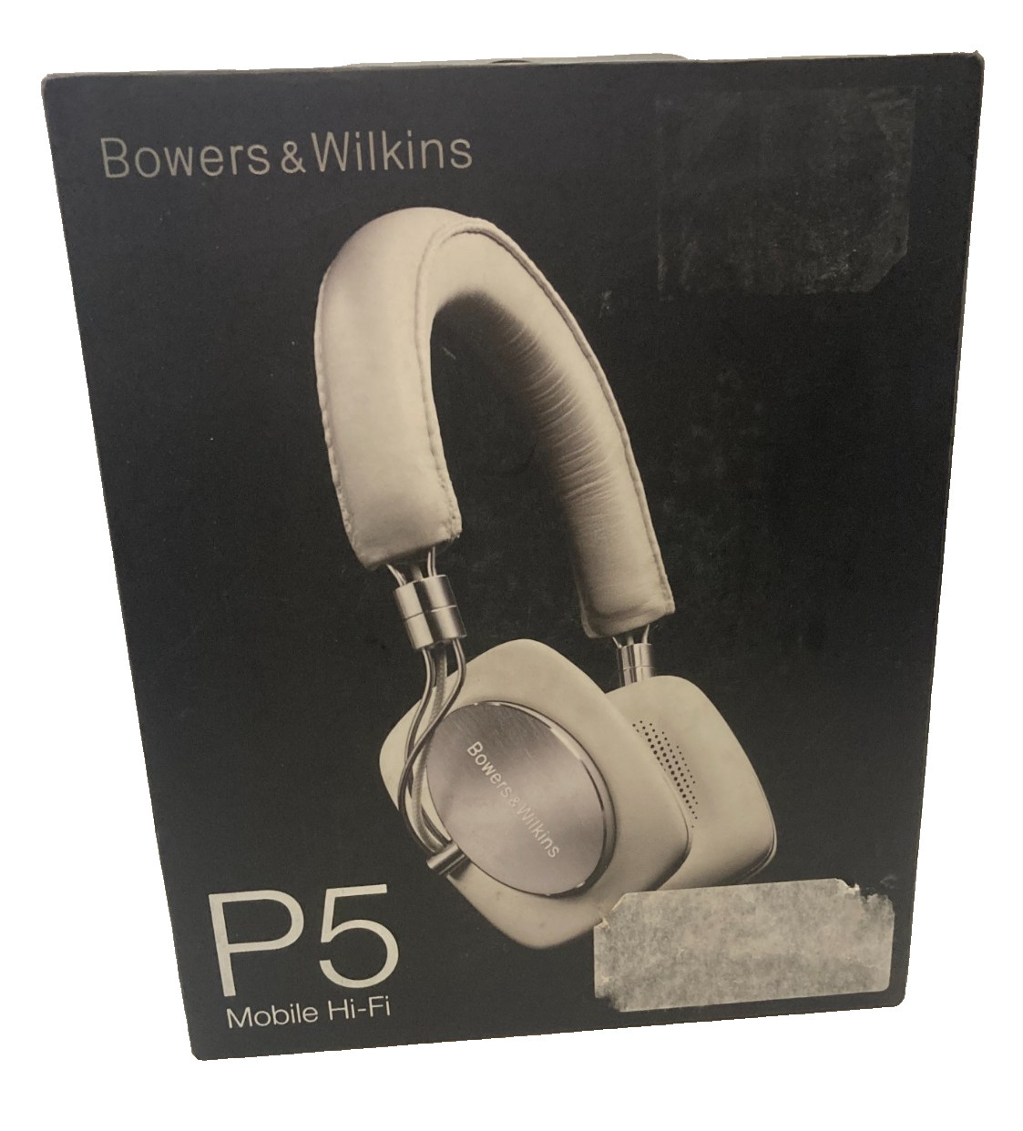 Bowers & Wilkins P5 Mobile Hi-Fi Headphones Ivory Boxed Wired On-Ear