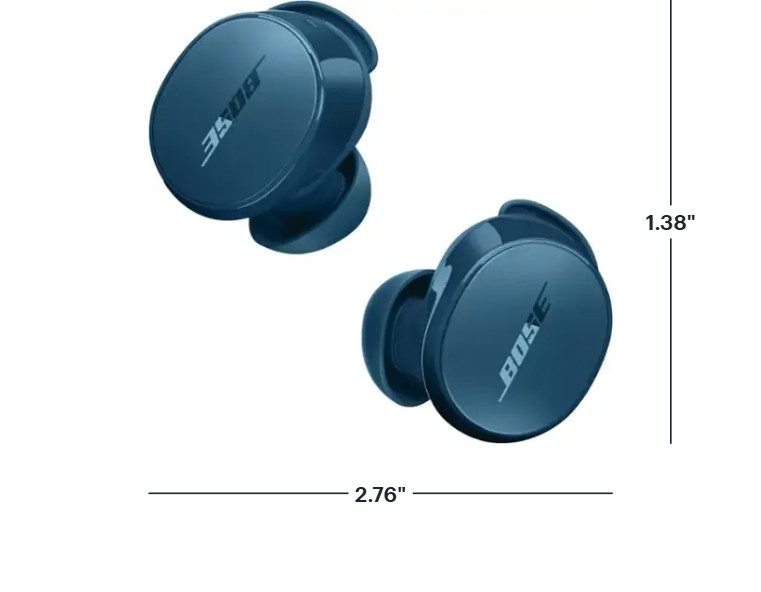 NEW Bose QuietComfort True Wireless Noise Cancelling Earbuds Blue 888507-0400