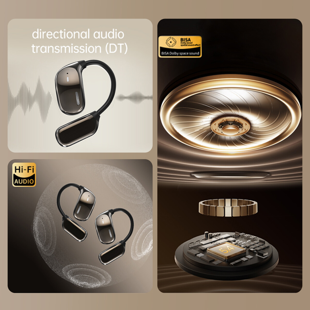 135+ Language Translator Earbuds Bluetooth Two-Way Real Time Smart Translation*