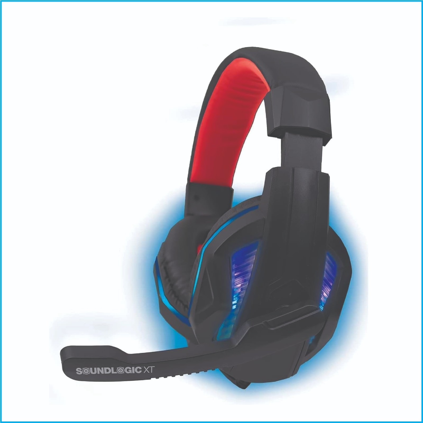 SoundLogic XT Sonar-XT Gaming Headset Color Changing RGB Headphones for PC PS