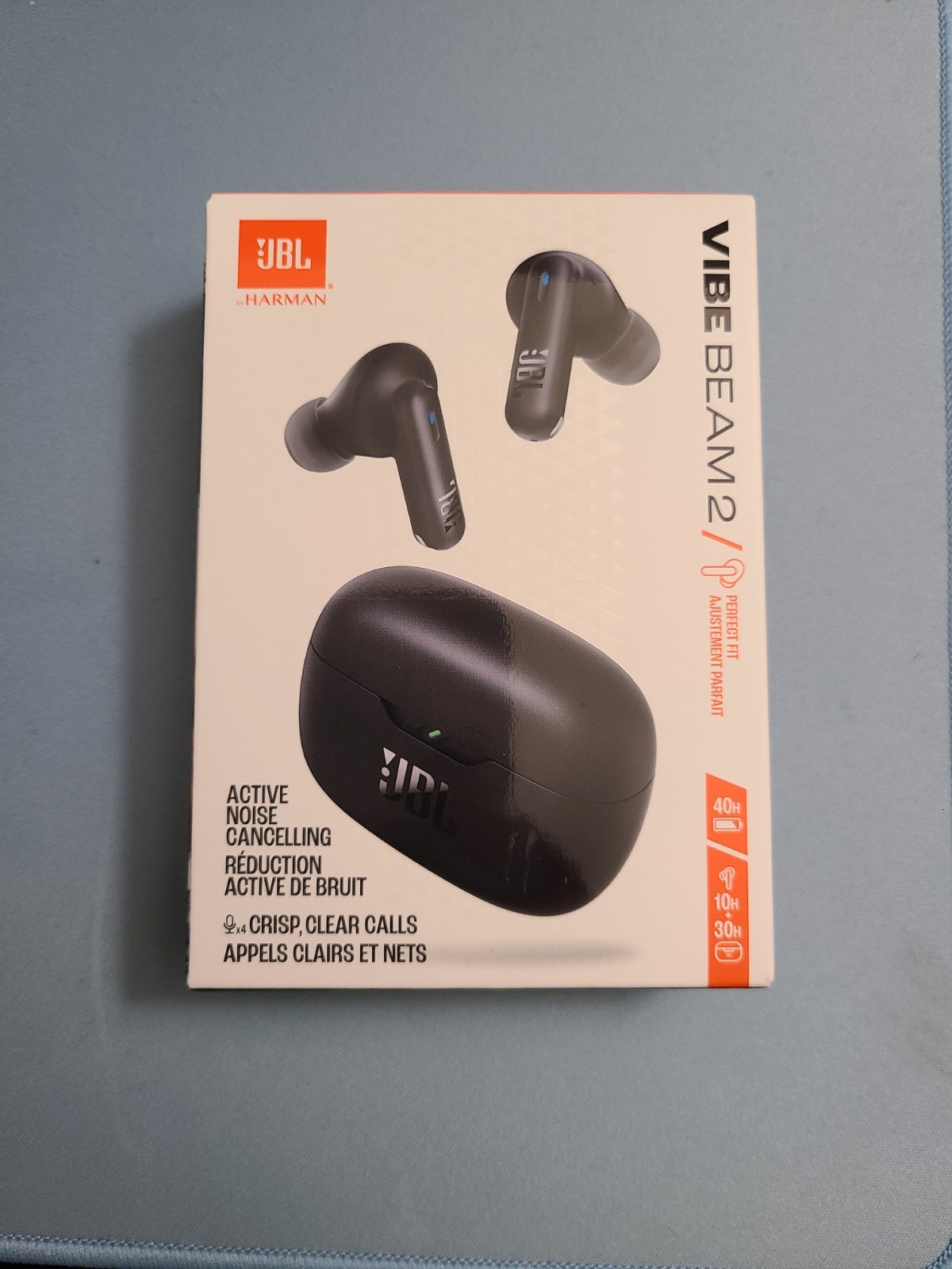 JBL Vibe Beam 2 Wireless bluetoothEarbuds • NEW Sealed • Active Noise Cancelling