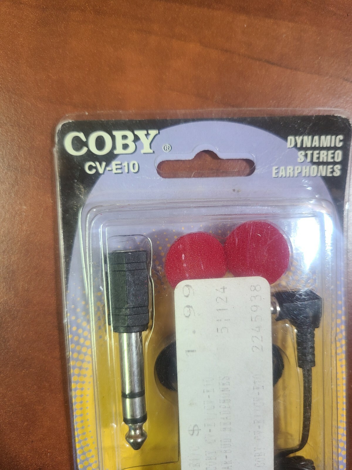 NEW VINTAGE Coby CV-E10 Headphones EarPhones Earbuds