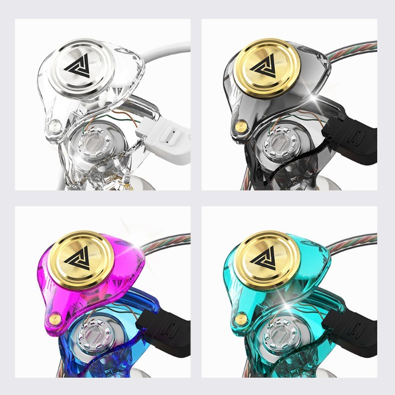 QKZ AK3 FiLe Wired Earbuds In-Ear Stereo Earphones with Mic Volume Control