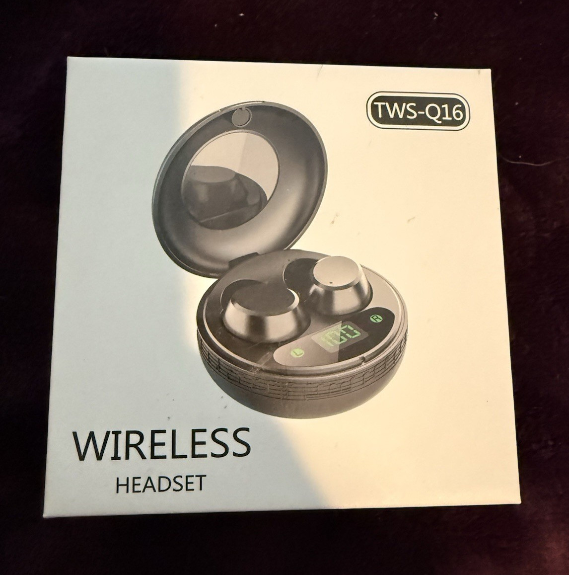 TWS-Q16 Wireless Bluetooth Stereo In-Ear Earbuds w/ Built-In Mic, Black