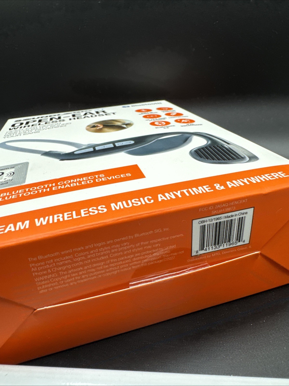 SoundLogic XT Open-Ear Wireless Headset Bluetooth Light Microphone COMBINESHIP