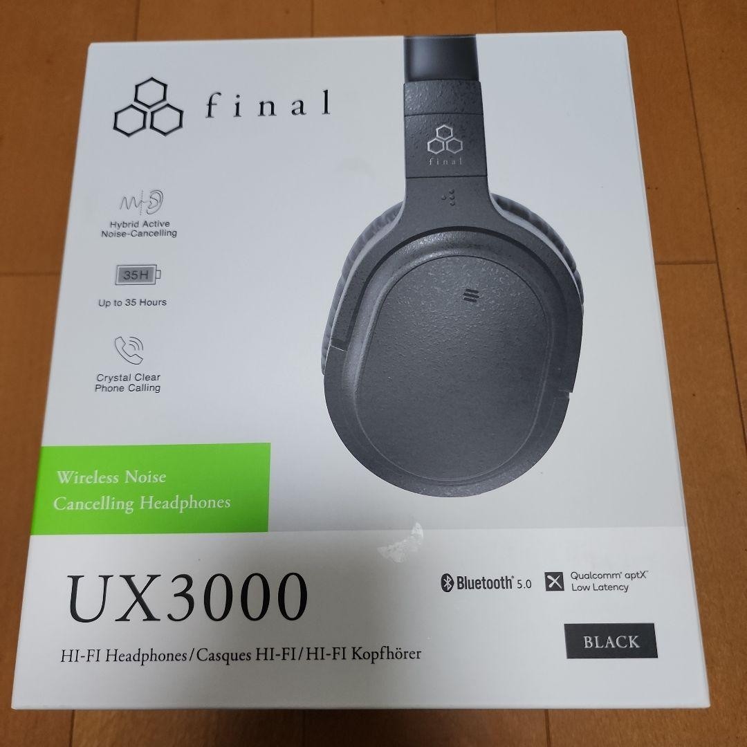 Final UX3000 Wireless Noise Cancelling Headphones Japan Audio Used