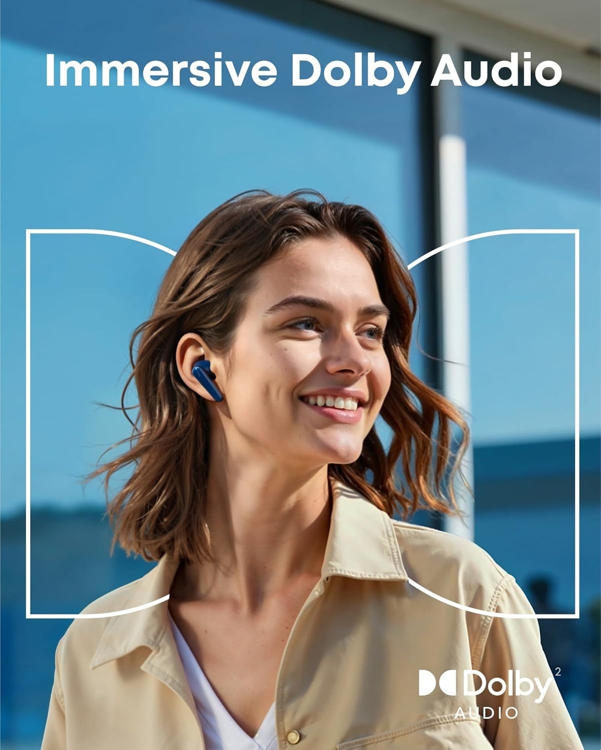 Liberty 5 Earbuds: Real-Time Adaptive Noise Cancellation & Immersive Dolby Sound