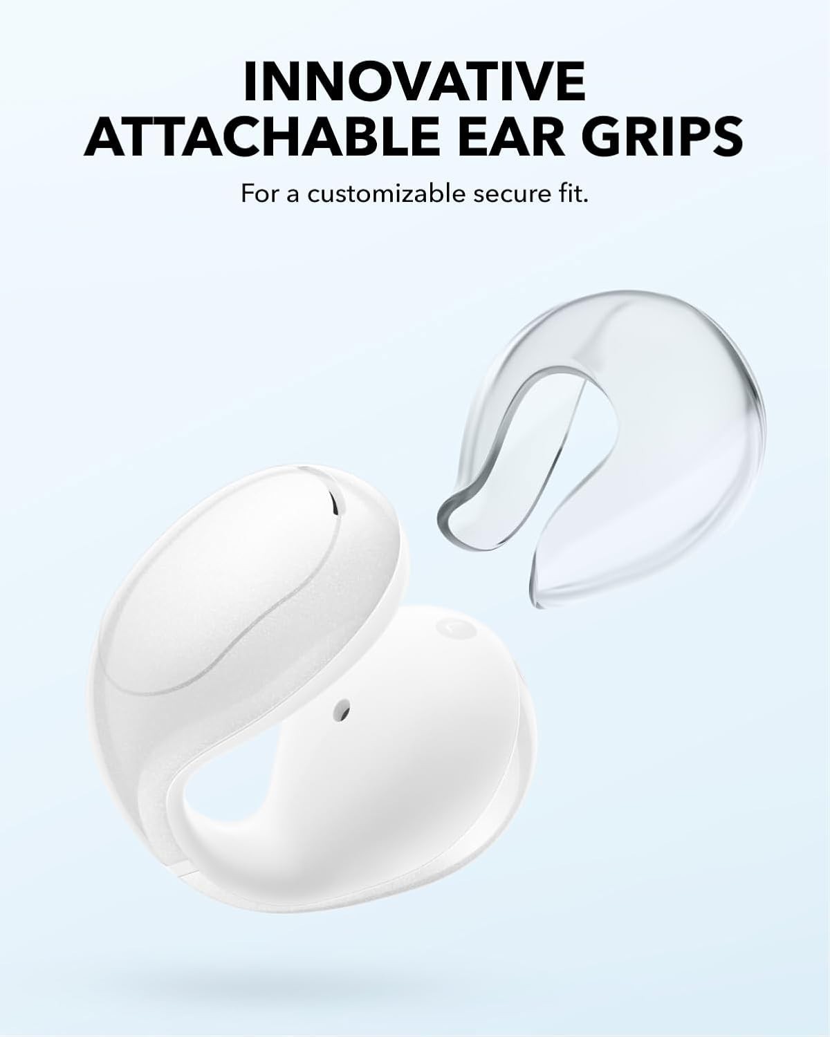C30i by , Open-Ear Earbuds, Clip-On Headphones, Lightweight Comfort, Stable F…