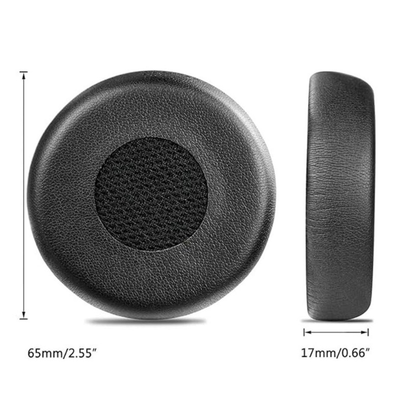 Earphone Sponge Sleeves Earpads with Tuning Fabric 2Pcs For Evolve 75 75+ 75UC