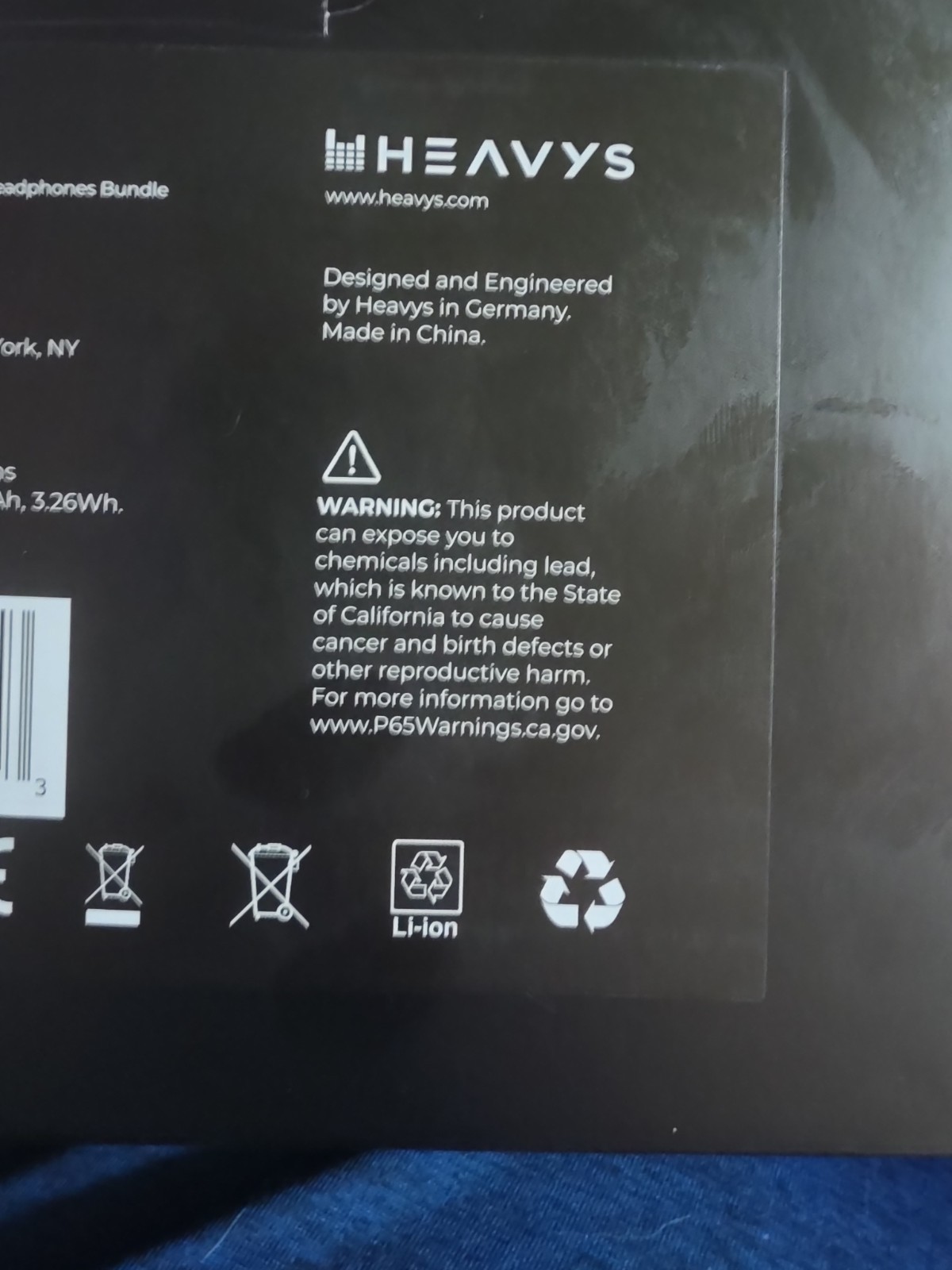 heavys h1h Wireless Closed Back Headphones BUNDLE. BRAND NEW