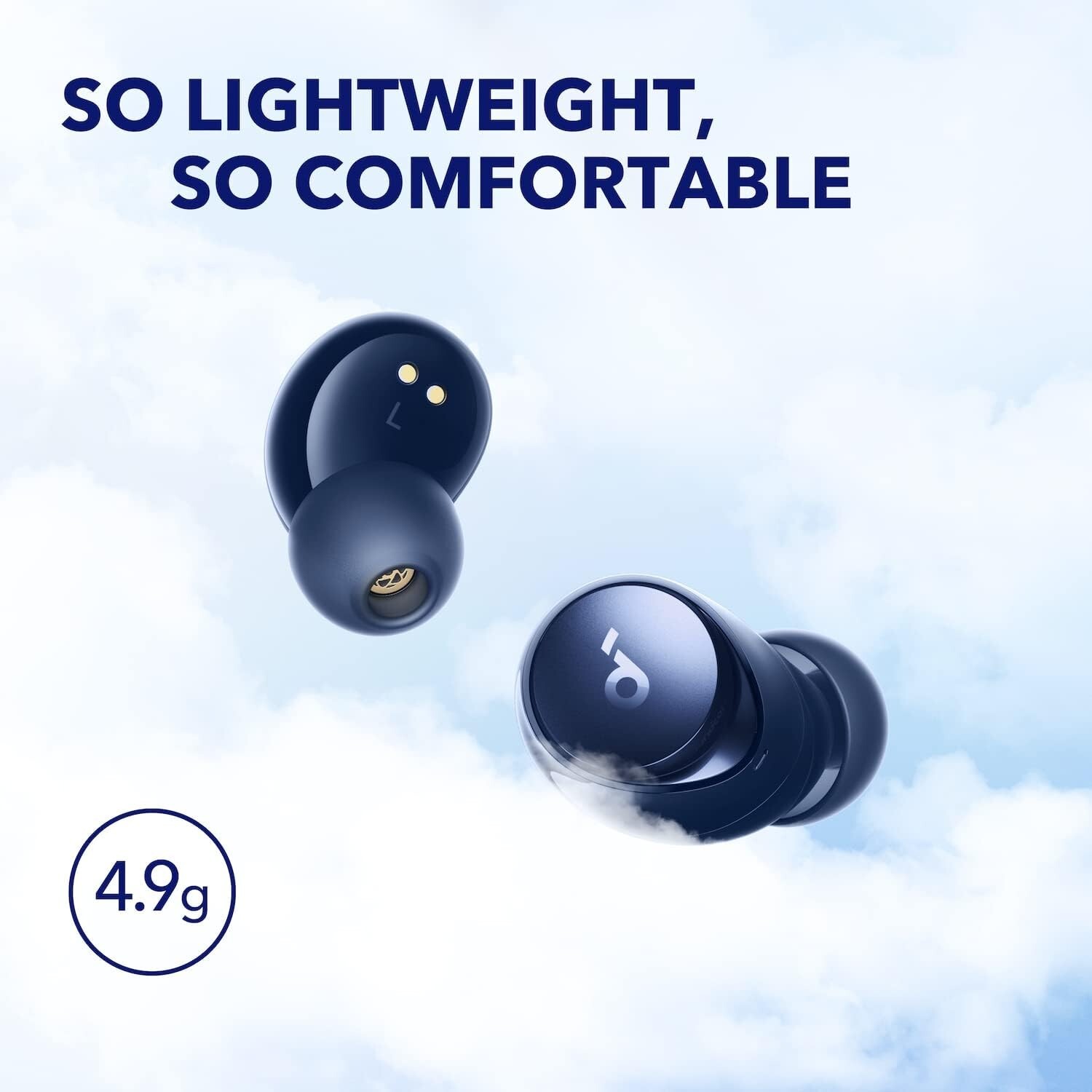 Soundcore Space A40 Wireless Earbuds Adaptive Active Noise Cancelling 50H Play