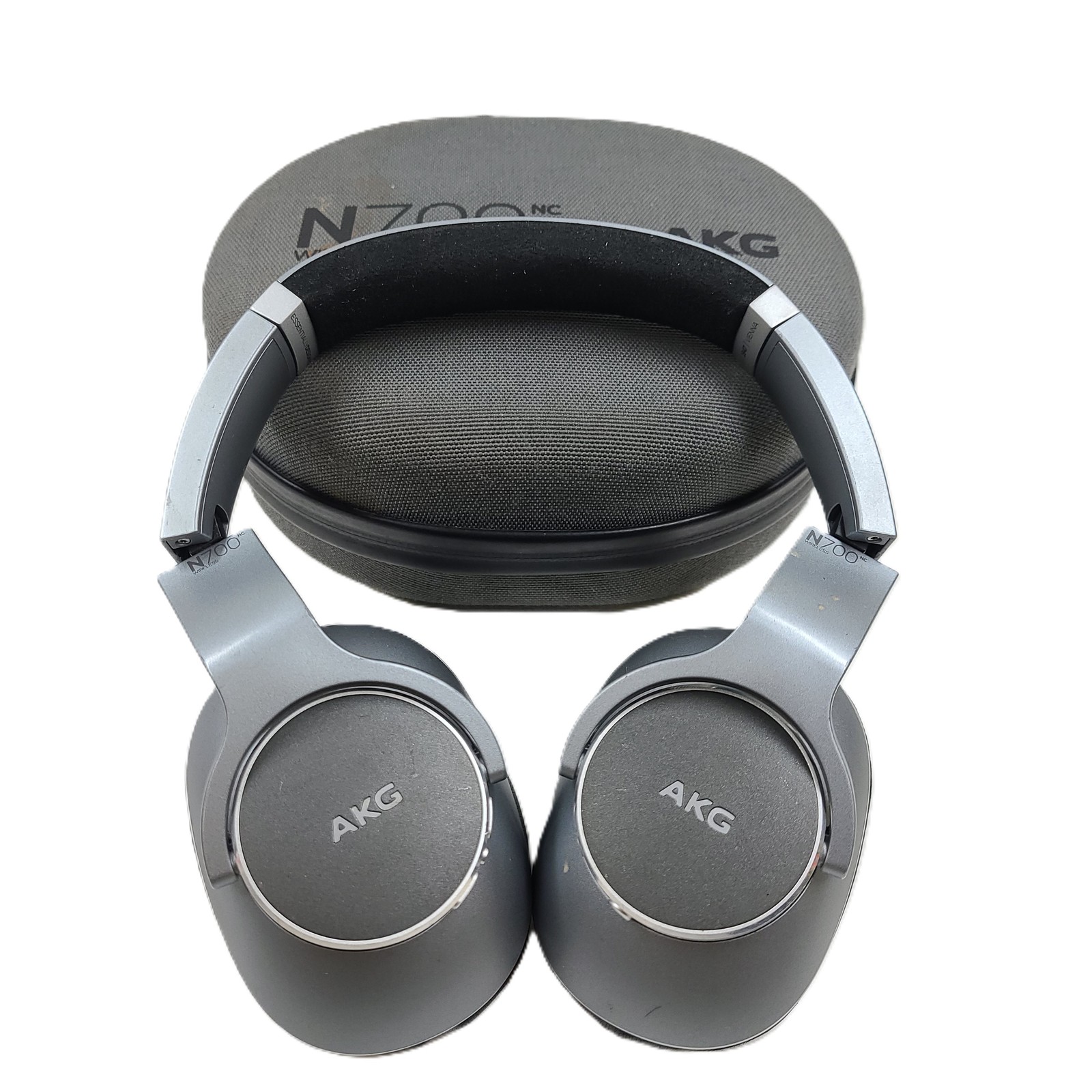 AKG N700 NC Over-Ear Wireless Bluetooth Headphones ANC – Silver Grade B