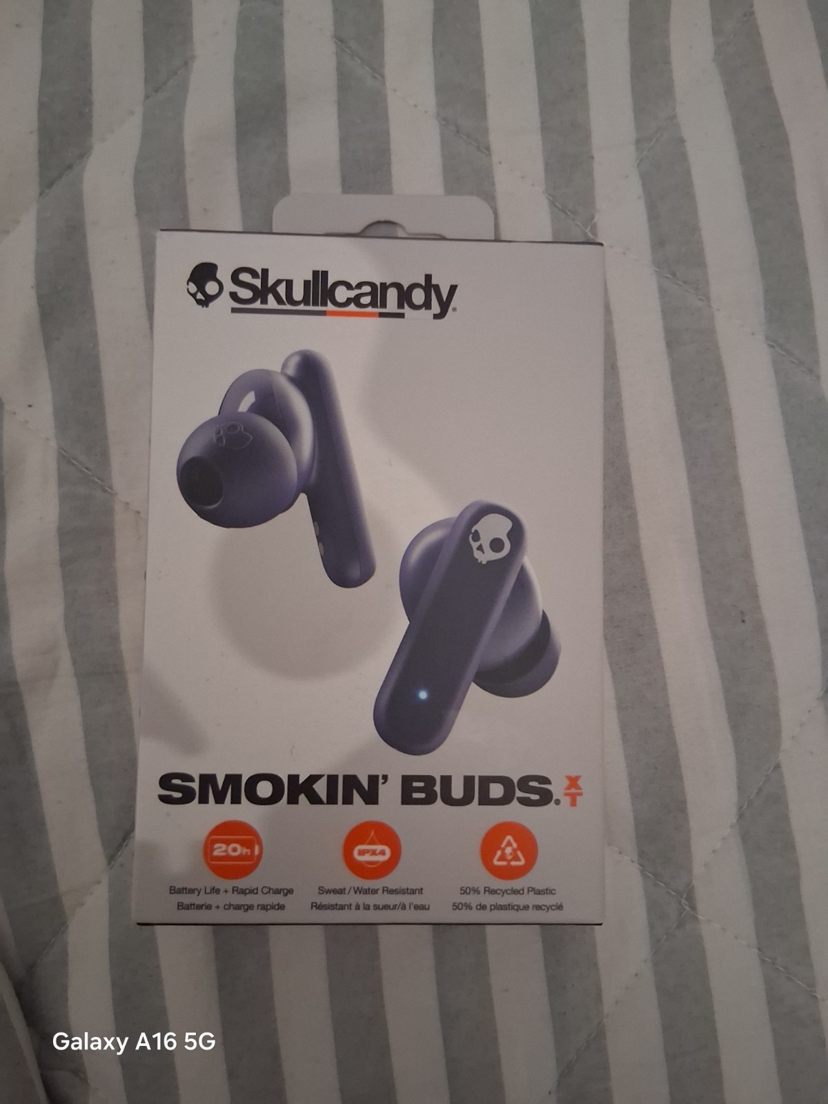 Skullcandy Smokin Buds XT – Future / Purple – NEW IN BOX-OPEN BOX OO762