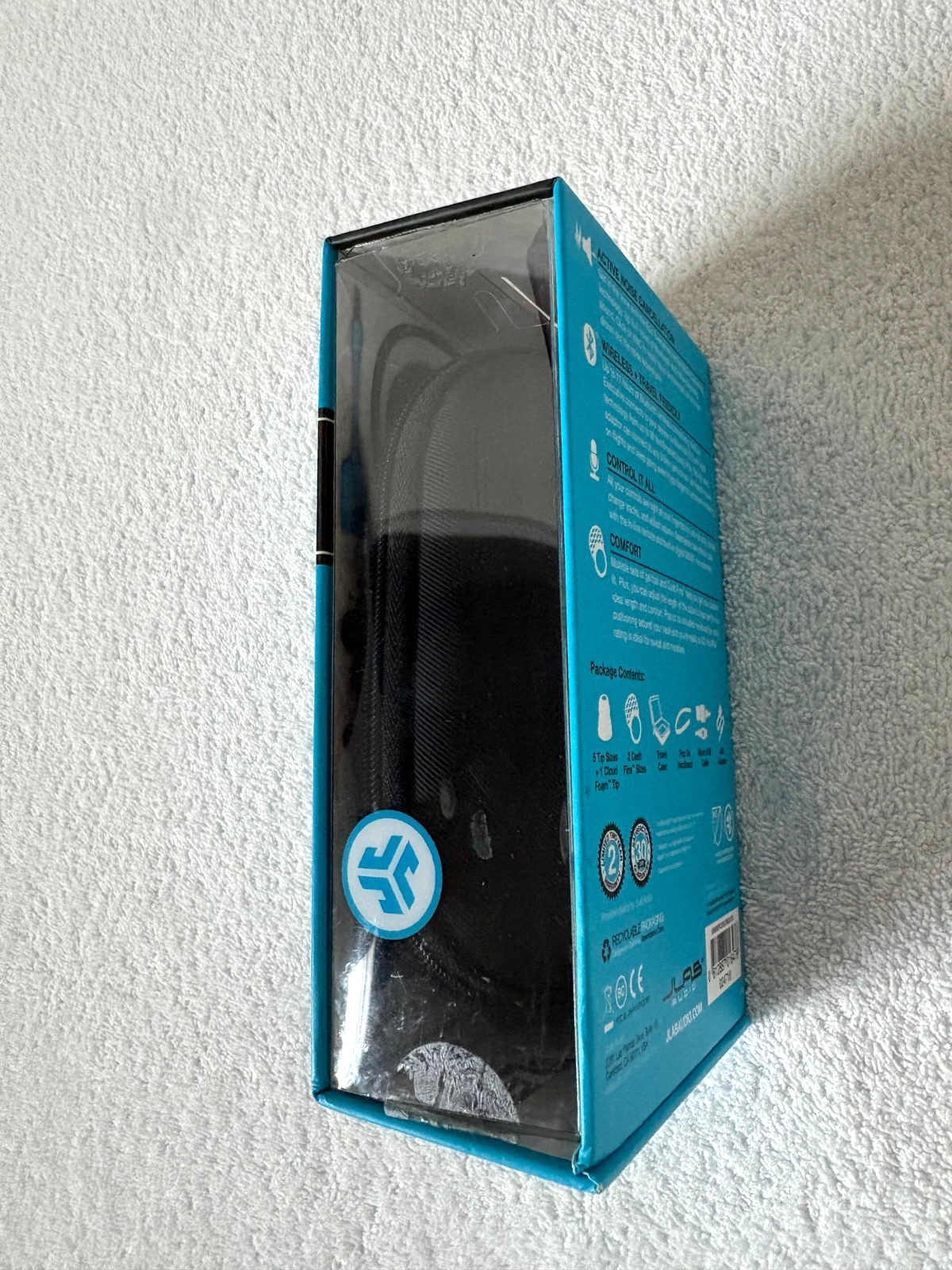 JLAB Audio EPIC Executive Wireless Bluetooth Active Noise Canceling Earbuds