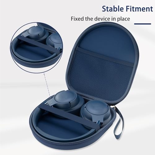 Case Compatible with JBL Tune 510BT 520BT 720BT 770NC 660NC 670NC, and Blue