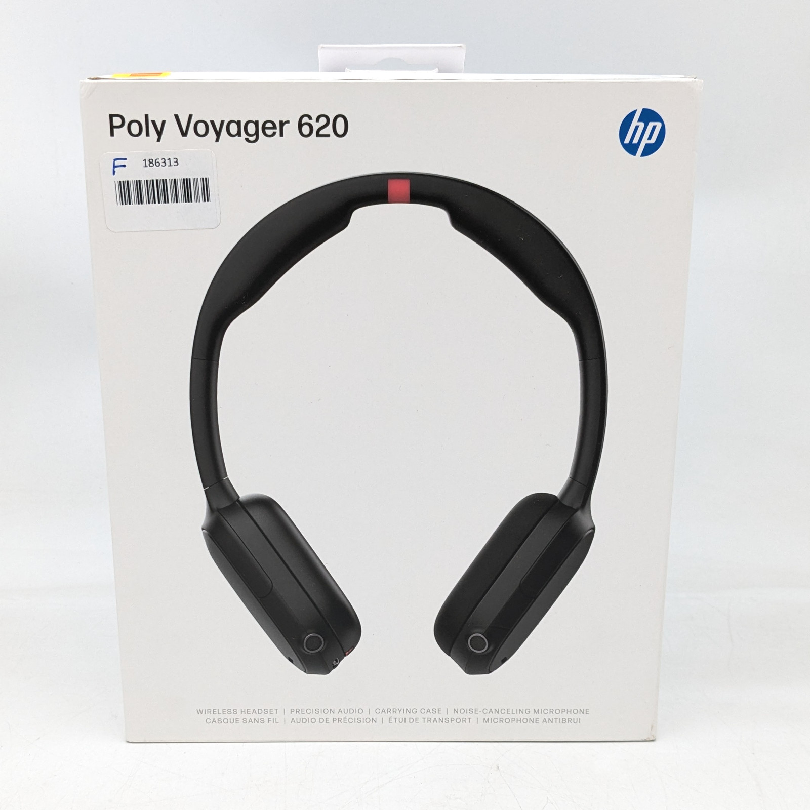 HP Poly Focus 620 Fold Bluetooth Wireless Headset W/ Carrying Case (C56XVAA#AC3)
