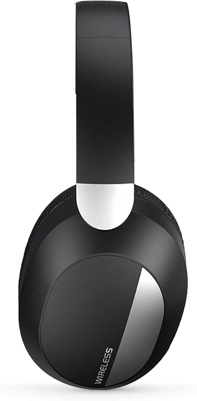 Bluetooth 5.3 Wireless Headset With Noise Cancelling Mic For Phones PC Laptop