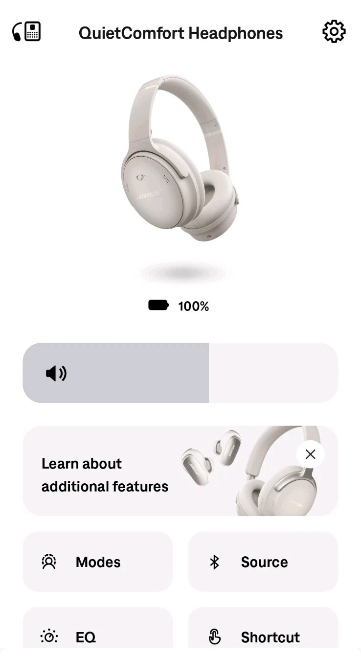 Bose QuietComfort Wireless Over-Ear Headphones – White Smoke