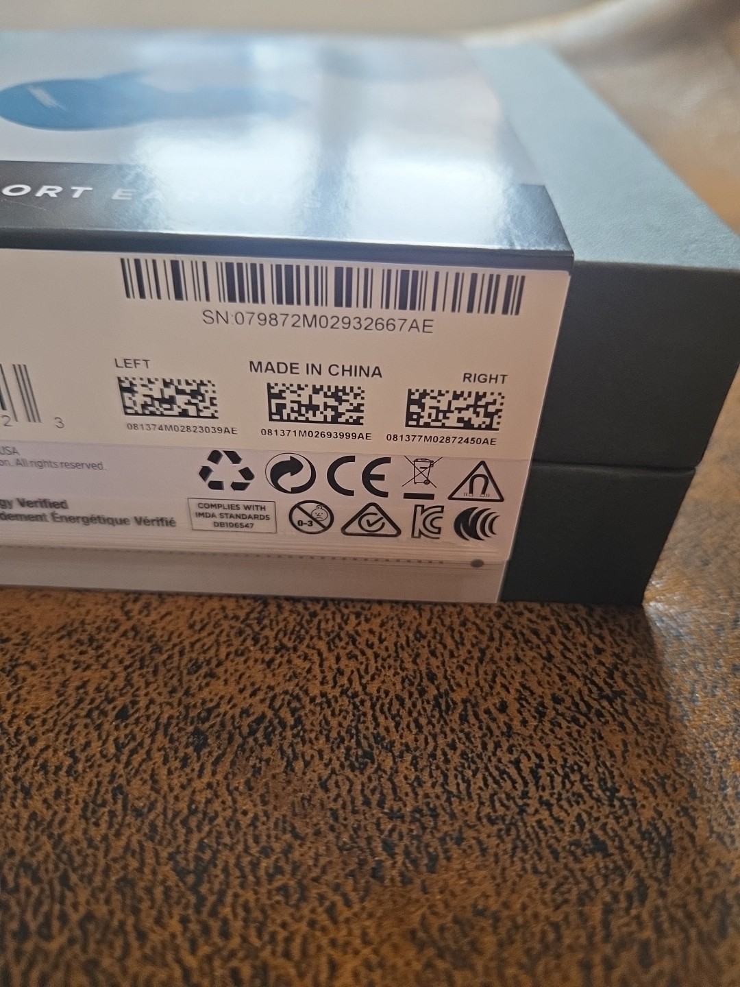 NEW SEALED – Bose Sport Earbuds True Wireless Earphones – Blue