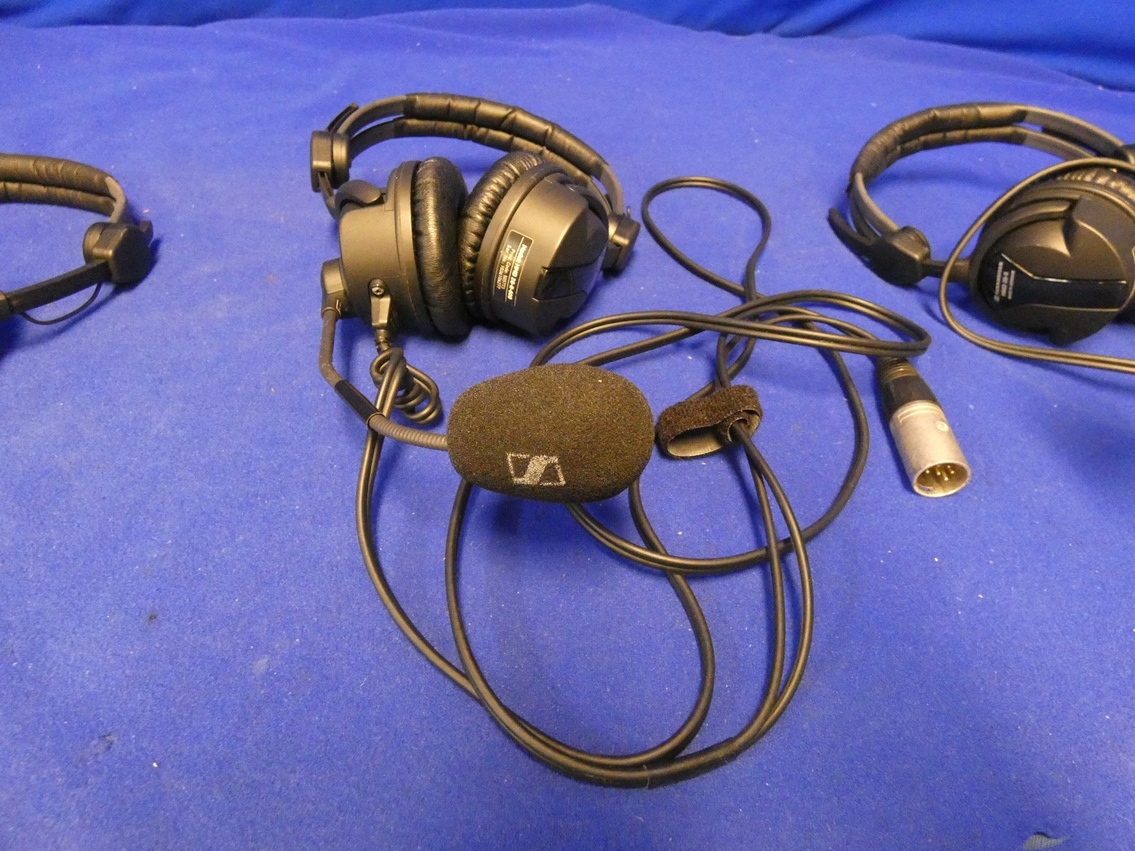 Sennheiser HMD26-II-600 Dual Muff Headsets QTY 3 (6-Pin Male Connection)
