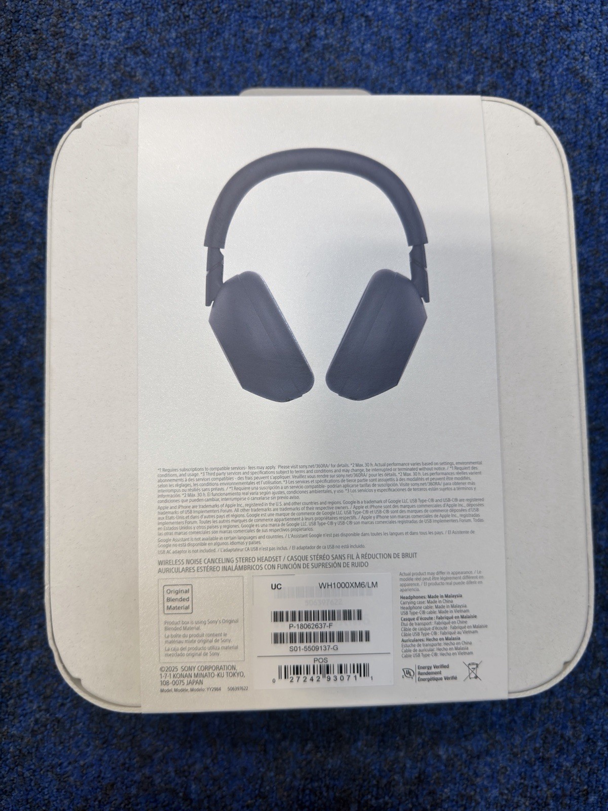 NEW SEALED Sony WH-1000XM6 Blue Fast Shipping