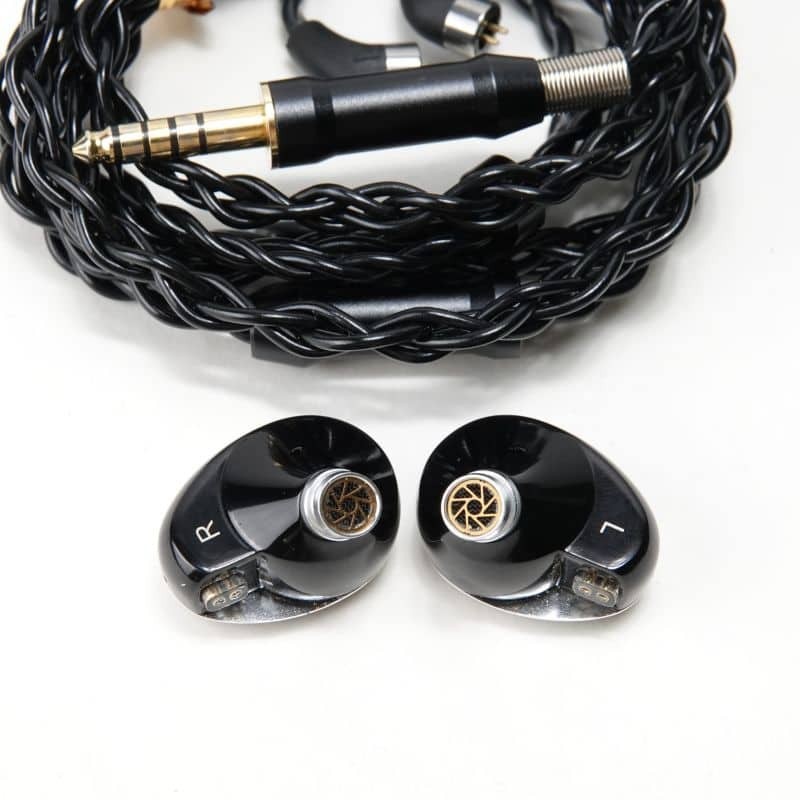 SIVGA Nightingale HiFi In-Ear Monitors Planar Driver Wood Faceplate 4.4mm Used