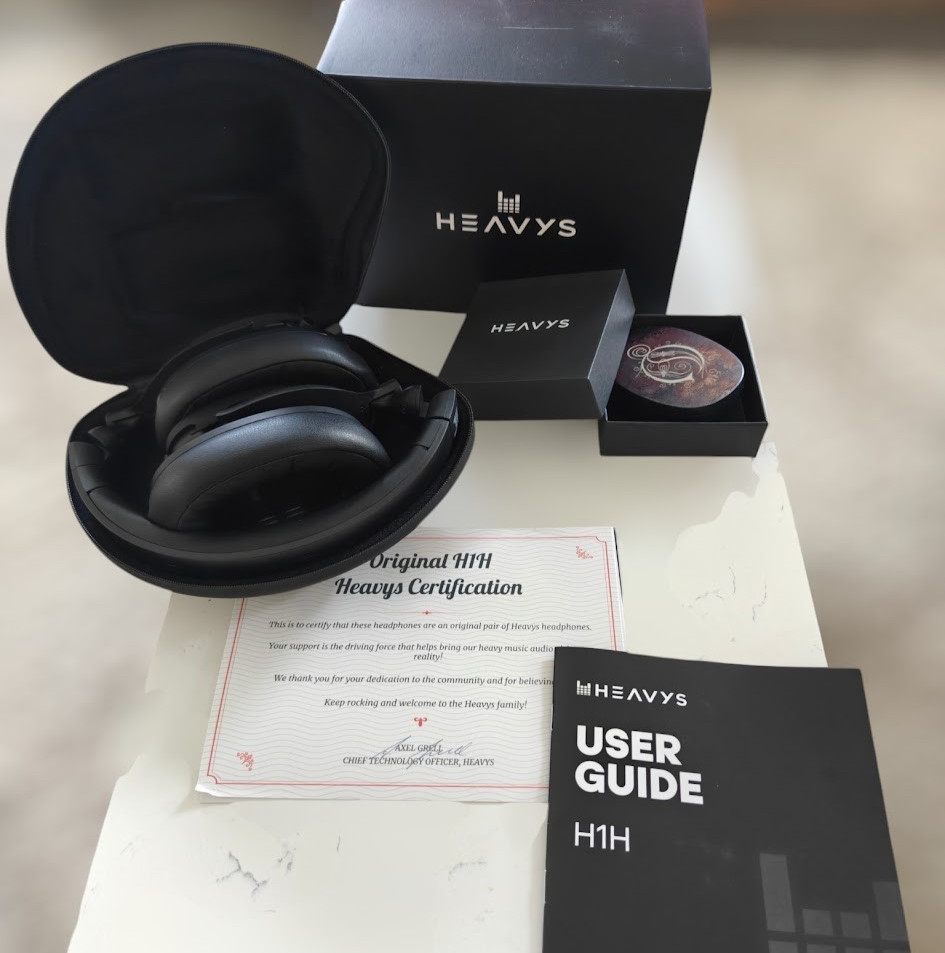 Heavys H1H Headphones w/ Original Case Accessories & Extra Opeth Shells