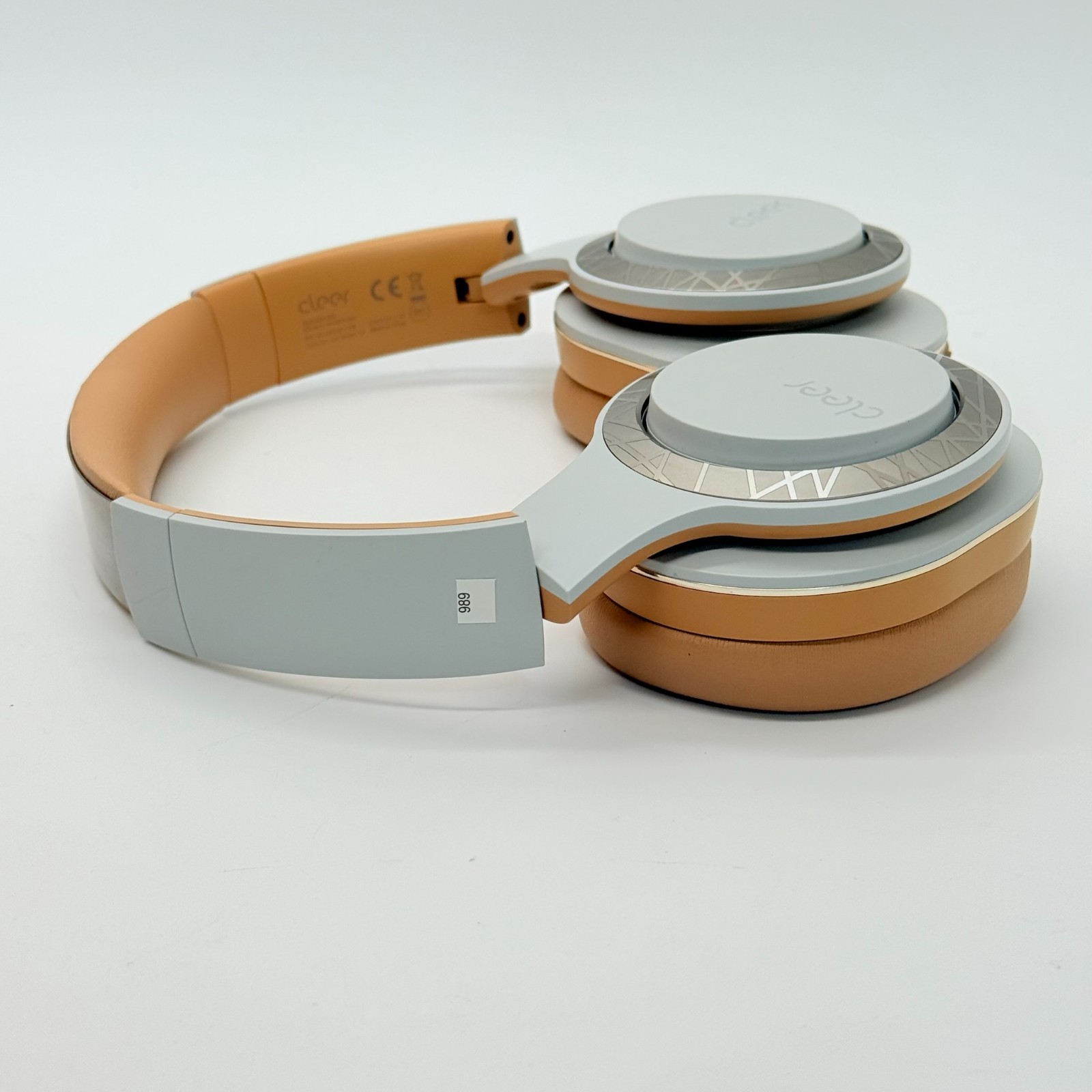 Cleer Audio ANC Noise Canceling Bluetooth Headphones, Smart Control, Beige Tan