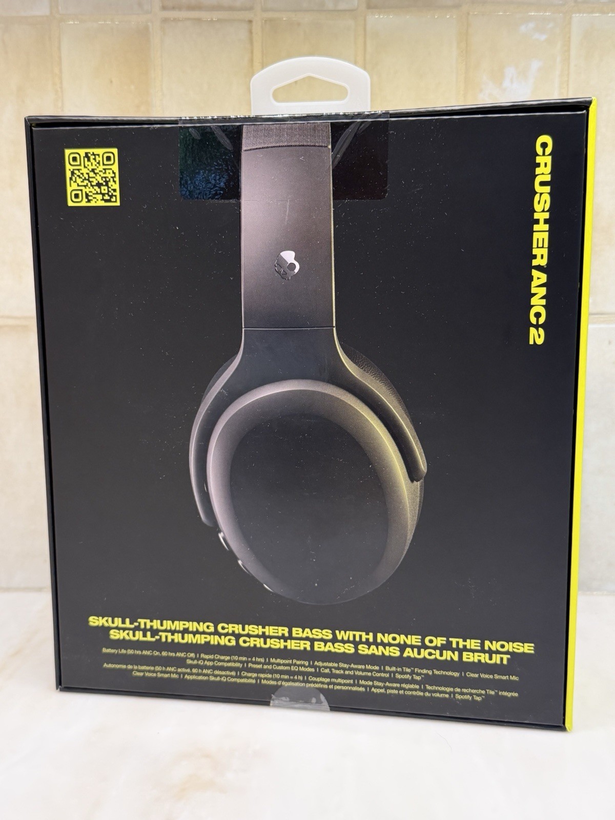 Skullcandy Crusher ANC 2 Noise Canceling Wireless Headphones Black + USB-C