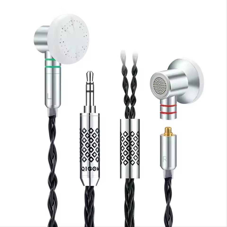 QIGOM S130A 15.4MM 130ohm 112dB, Beryllium Unit, Flathead HIFI MMCX Earphone