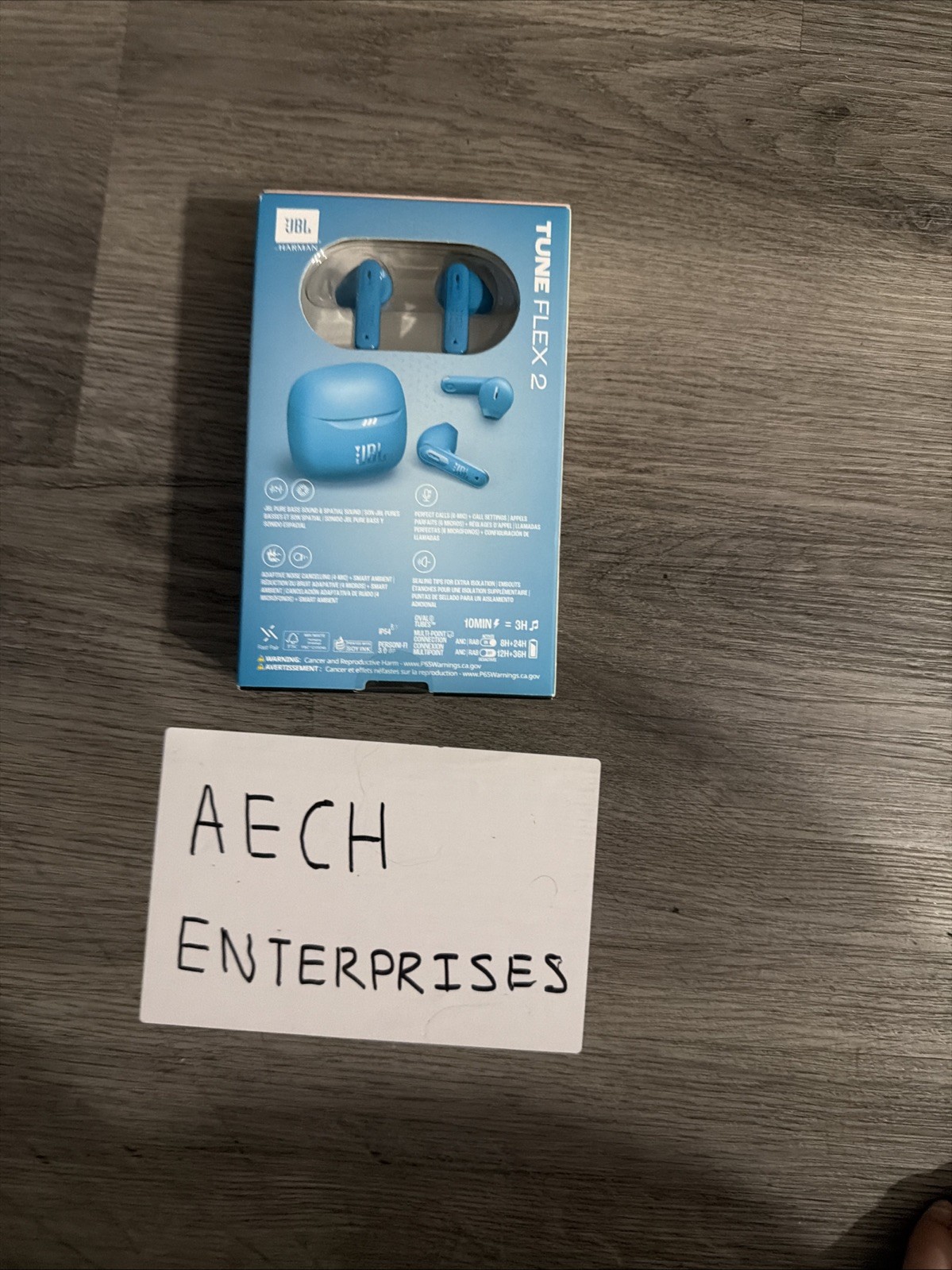 Brand New JBL Tune Flex 2 True Wireless Noise Cancelling Earbuds – Turquoise