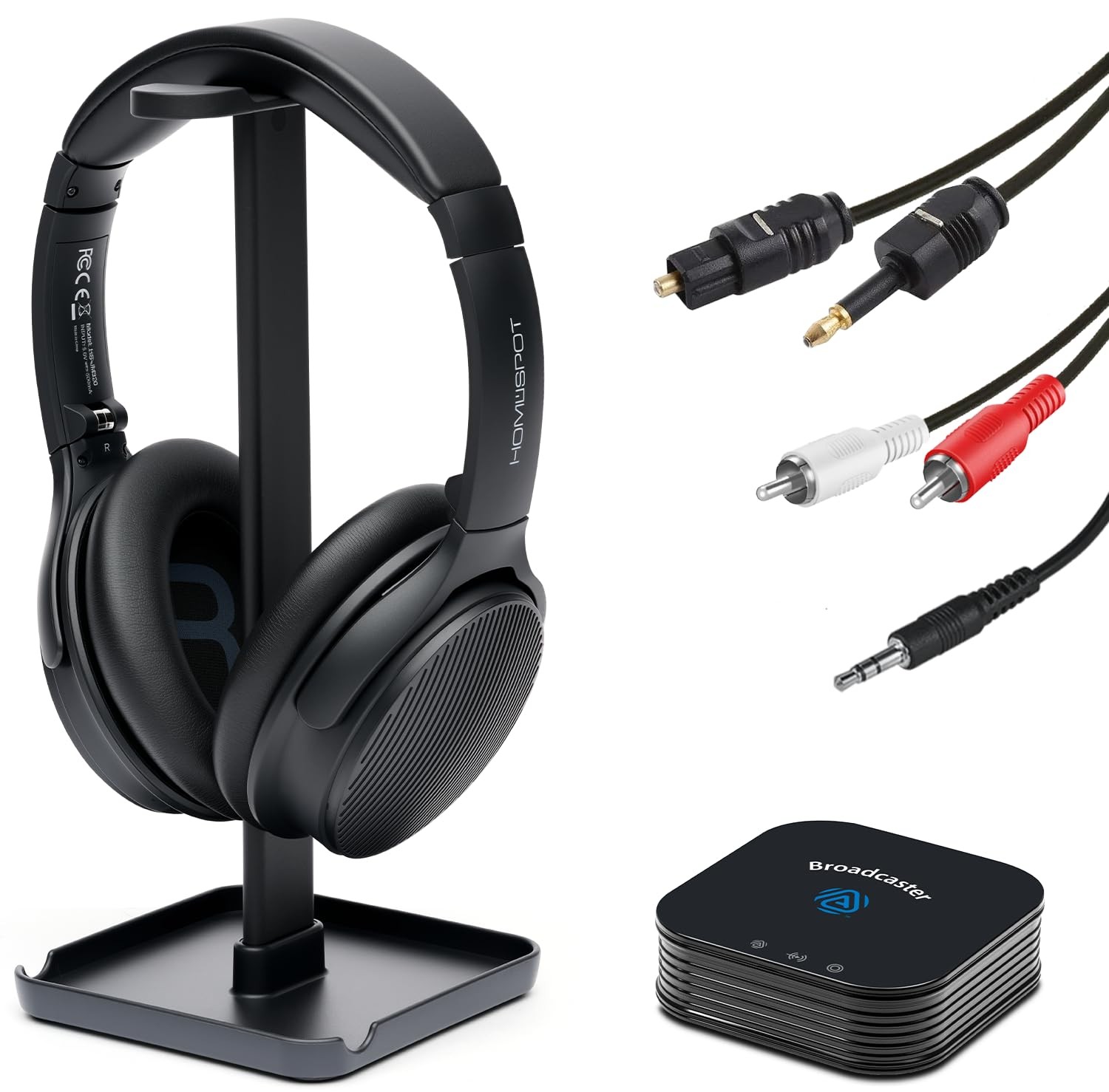 JM320, Auracast TV Headphones, Bluetooth 5.3, with BA210 v2 Transmitter for A…