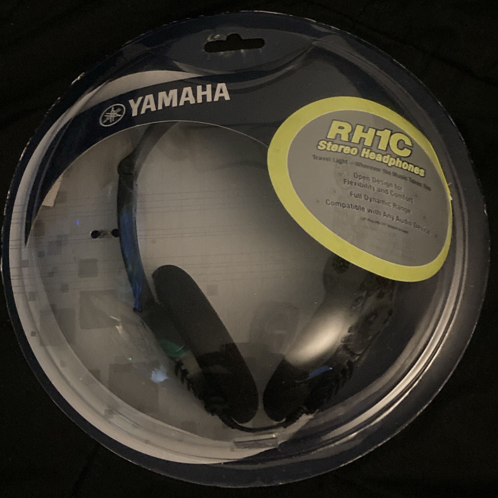 Yamaha – RH1C – Portable Stereo Headphones – Black New Sealed
