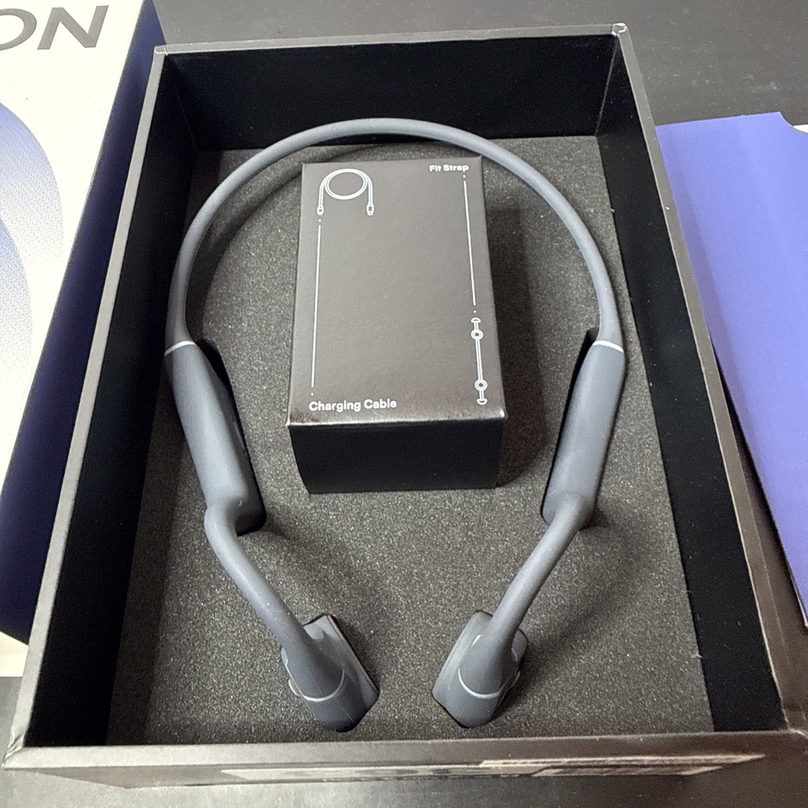 Raycon Bone Conduction Headphones (Gray) Model # RBB842