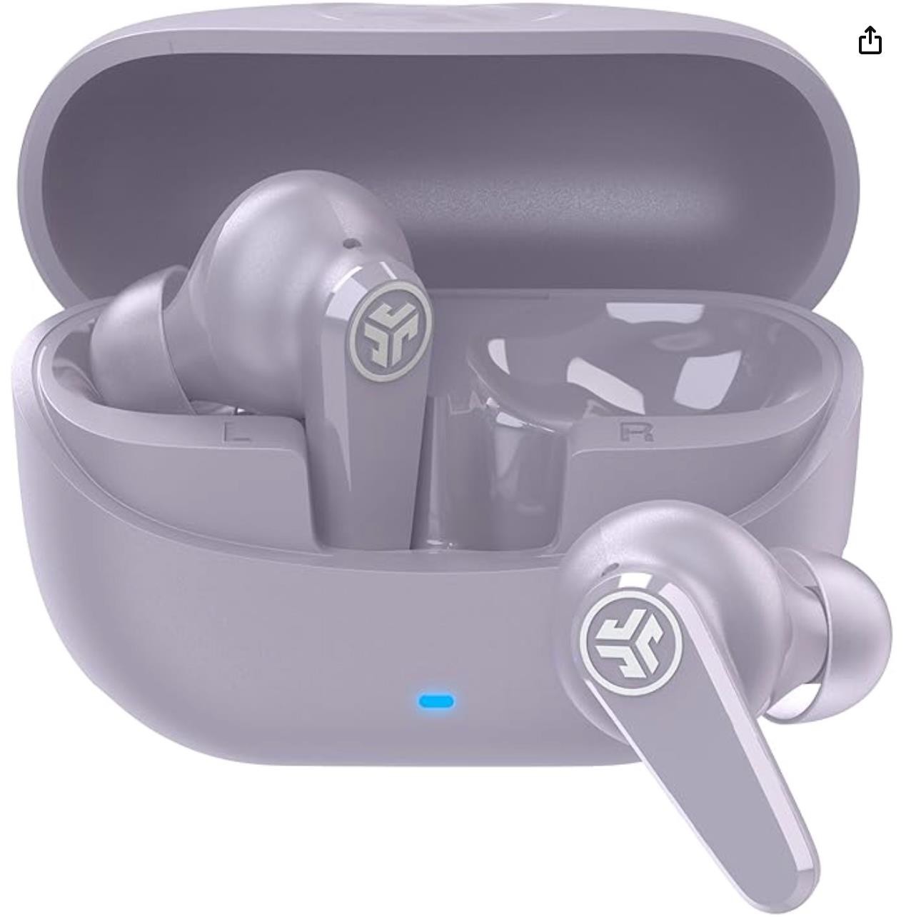 JLab GO Air POP True Wireless In-Ear Headphones – Purple (EBGAIRPOPRLLC124)