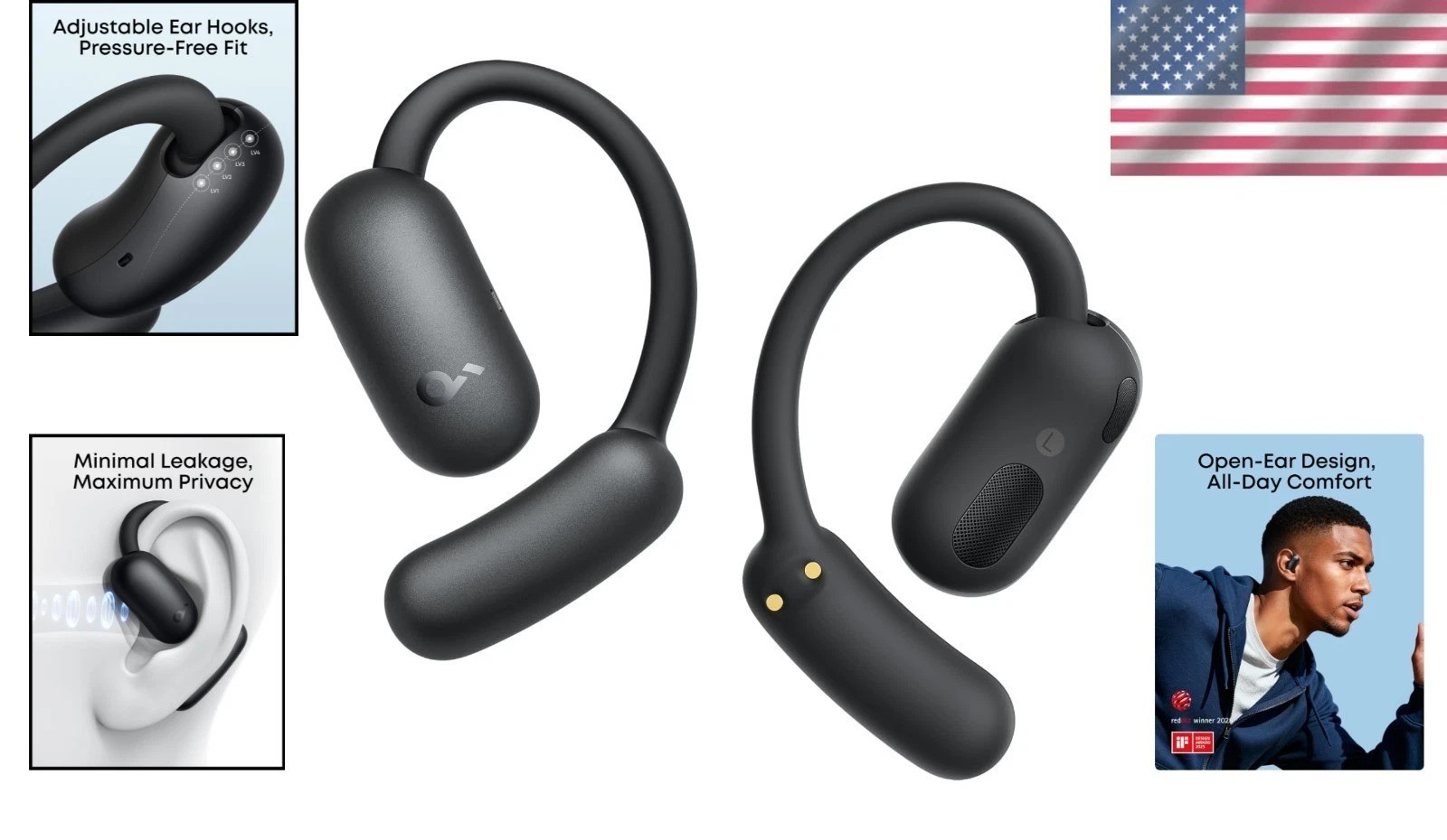 Hi-Res Audio & AI Clear Calls: AeroFit 2 Waterproof Earbuds with 10H Playback