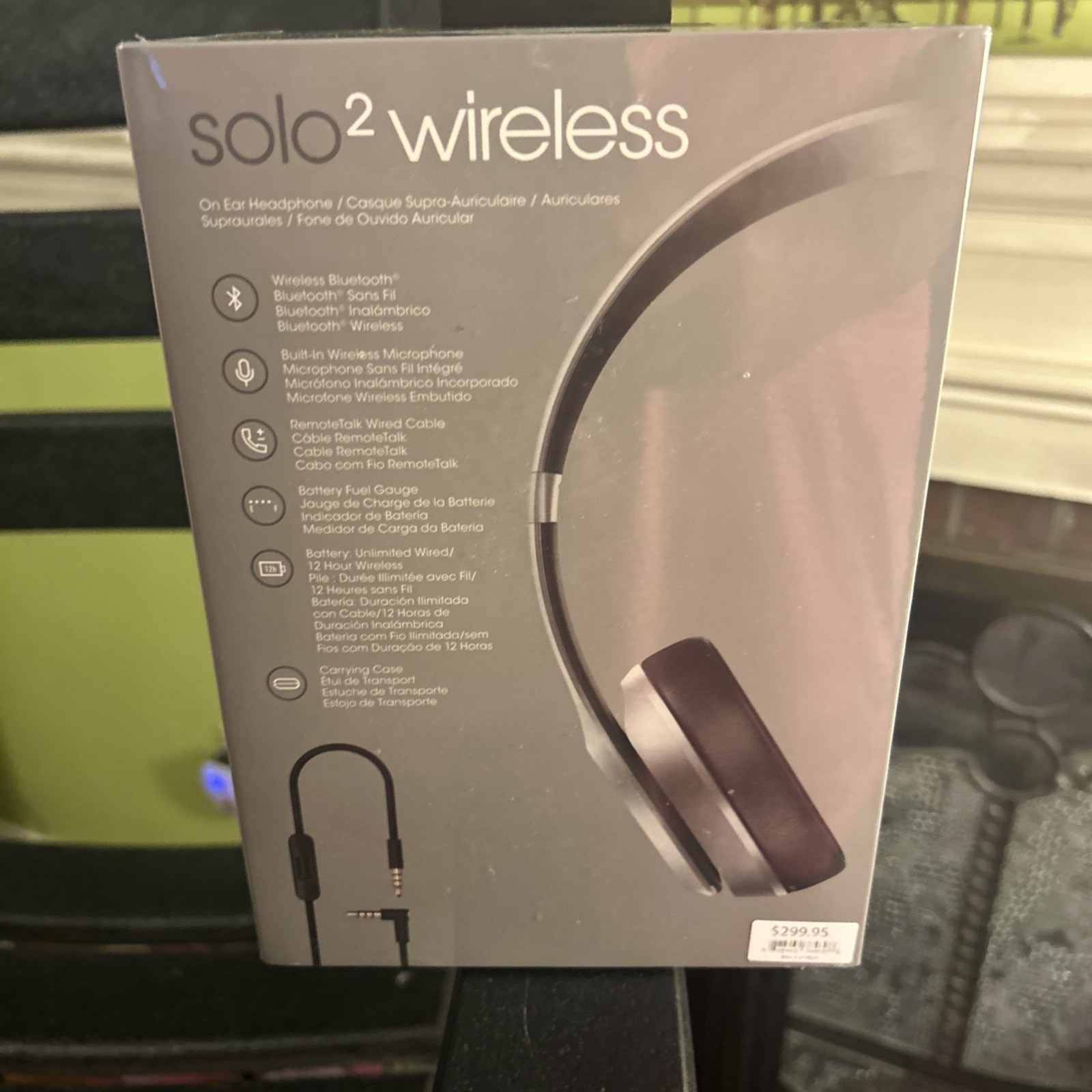 Beats Solo 2 Wireless Space Gray Special Edition Headphones Factory Sealed RARE!